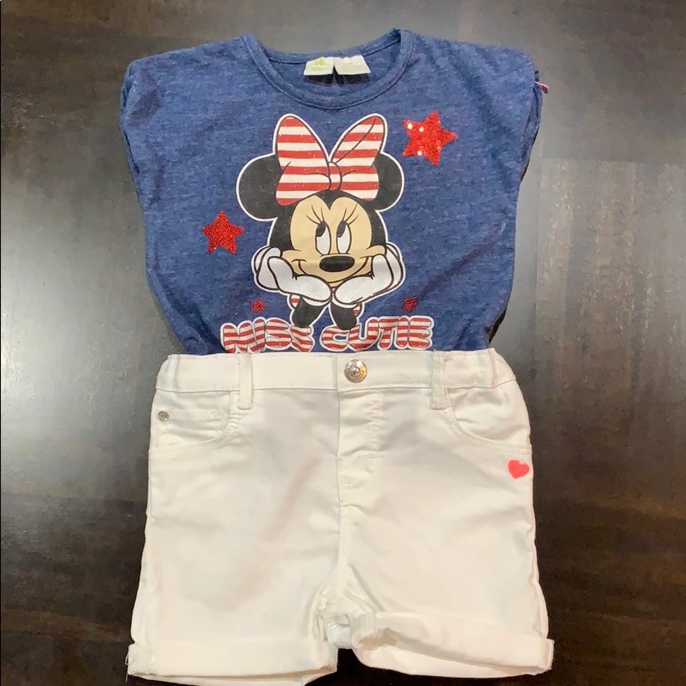 Disney Minnie Mouse Shirt Size 18 M - Picture 3 of 5